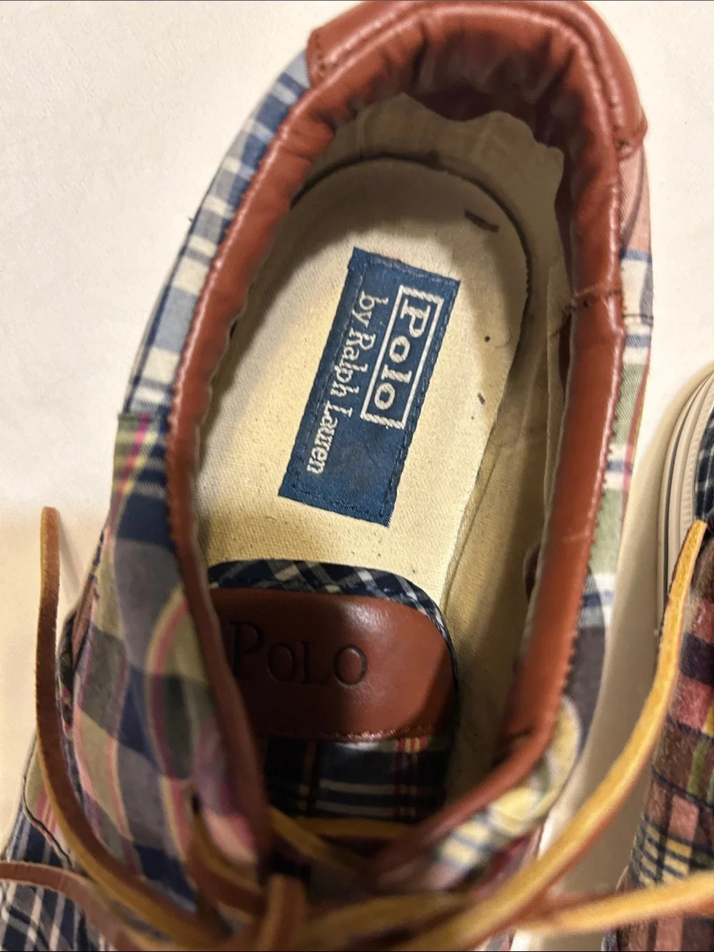 Polo Ralph Lauren plaid canvas
